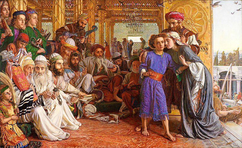 https://commons.wikimedia.org/wiki/File:William_Holman_Hunt_-_The_Finding_of_the_Saviour_in_the_Temple_-_Google_Art_Project.jpg